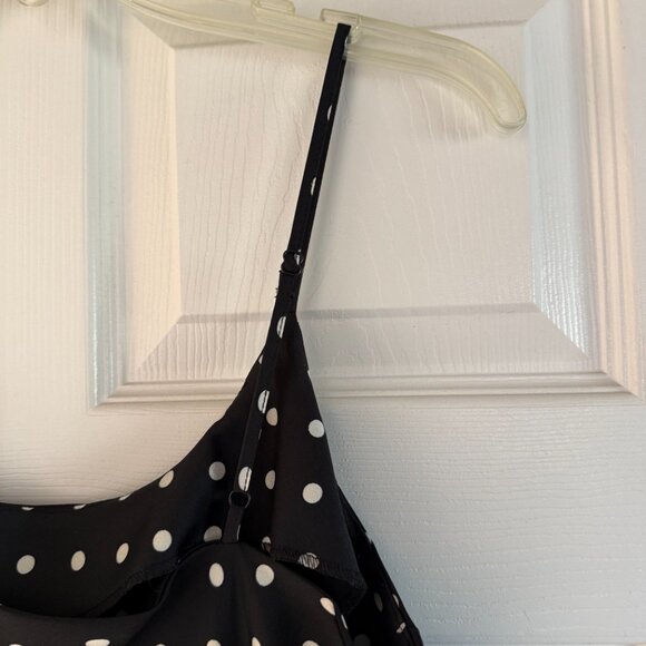 Asymmetric Polka Dot Dress - Picture 4 of 5